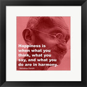 Gandhi - Happiness Quote