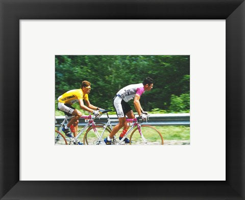 Jan Ullrich and Udo Bolts crossing the Vosges mountains together in the 1997 Tour de France