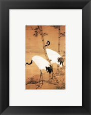 Bian Jingzhao Bamboo and Cranes