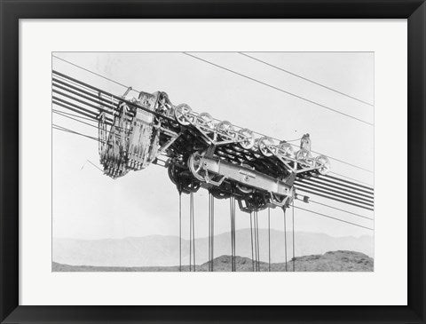 Detail of carriage of permanent 150-ton cableway at Boulder Dam