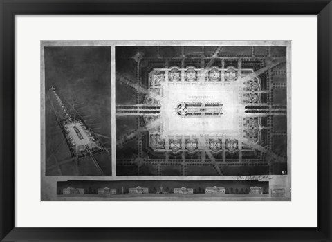 Proposed drawing for Independence Square, Washington Memorial II