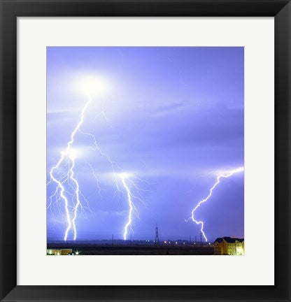 Lightning over Oradea Romania