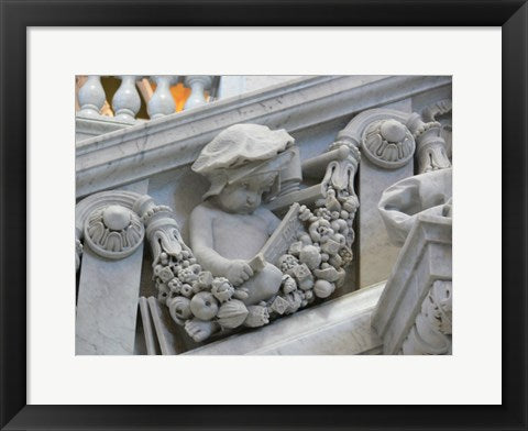 Library of congress architecture detail child reading
