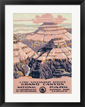 Grand Canyon National Park, a free government service