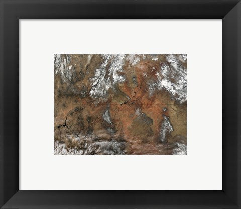 Grand Canyon satellie view from space