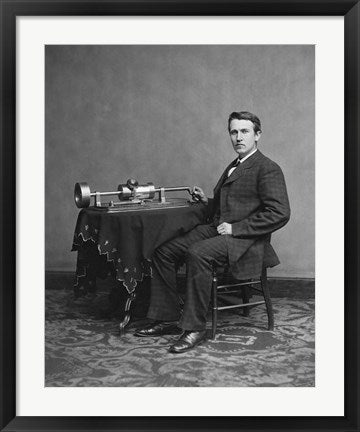 Edison and phonograph