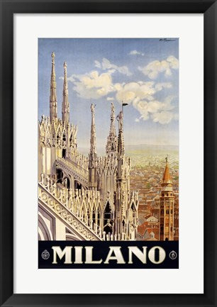 Milano Travel Poster