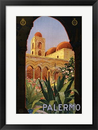 Palermo, travel poster 1920