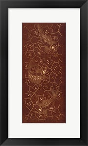 Katagami stencil with fish