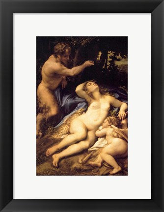 Correggio - Venus and Cupid with a Satyr