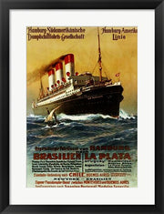 Poster of the Hamburg South American Steamship Company