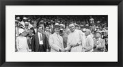 US President Calvin Coolidge Presenting the American League Diploma to Walter Johnson