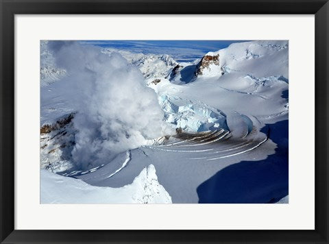 Fumarole on Mount Redoubt, Alaska, USA