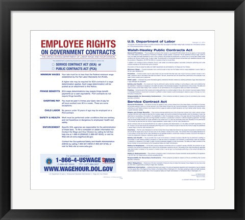 Employee Rights on Government Contracts 2012