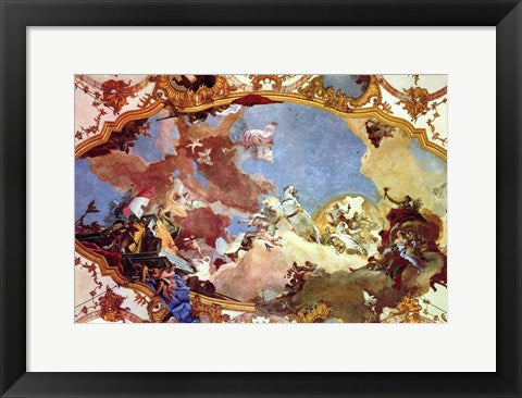 Frescoes in the Imperial Hall of the Wurzburg Residenz Castle