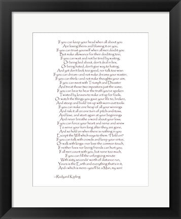 If - Red Border by Rudyard Kipling