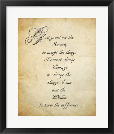Serenity Prayer - quote