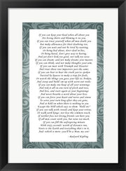 If - Grey Border by Rudyard Kipling