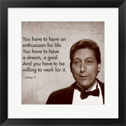 Enthusiasm for Life, Jimmy V