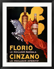 Florio E Cinzano by Leonetto Cappiello