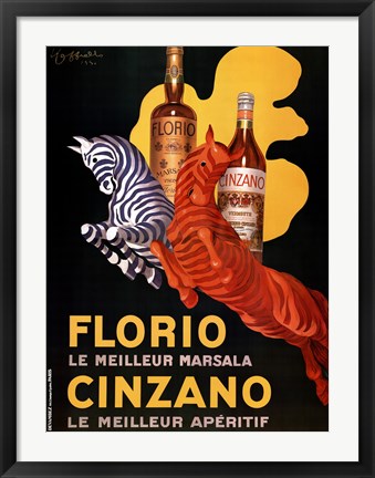 Florio E Cinzano by Leonetto Cappiello