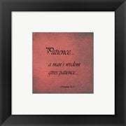 Patience Proverbs 19:11