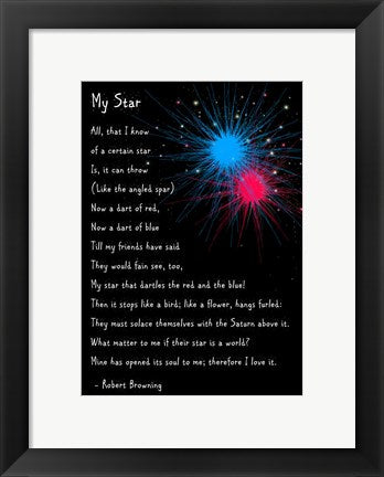 My Star by Robert Browning - long