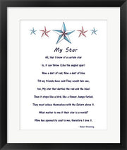 My Star by Robert Browning - white