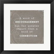 Encouragement Correction