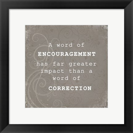 Encouragement Correction