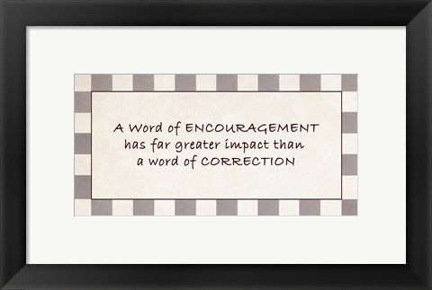 A Word of Encouragement Quote