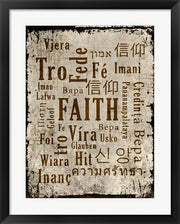 Faith in Multiple Languages by Cheryl Valentino