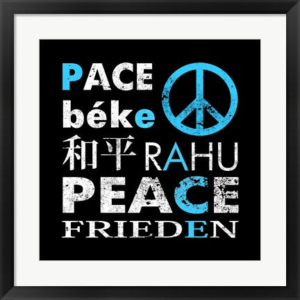 Blue Peace Square I by Veruca Salt