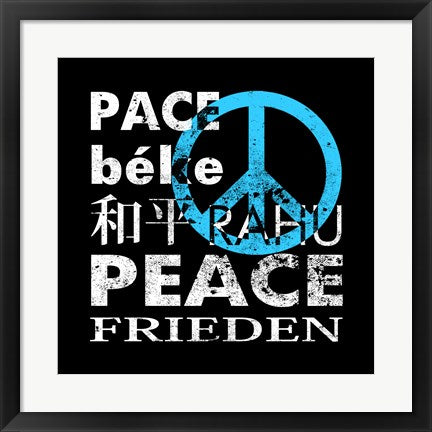 Blue Peace Square II by Veruca Salt