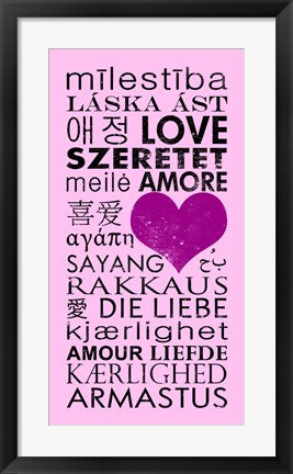 Pink Love Languages by Veruca Salt