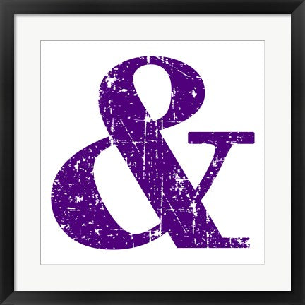 Purple Ampersand by Veruca Salt