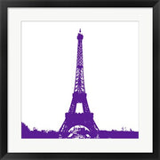 Purple Eiffel Tower by Veruca Salt