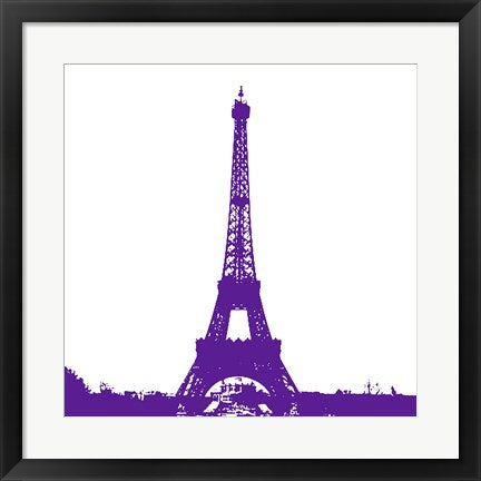 Purple Eiffel Tower by Veruca Salt