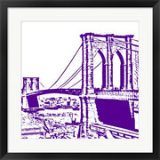 Purple Brooklyn Bridge by Veruca Salt