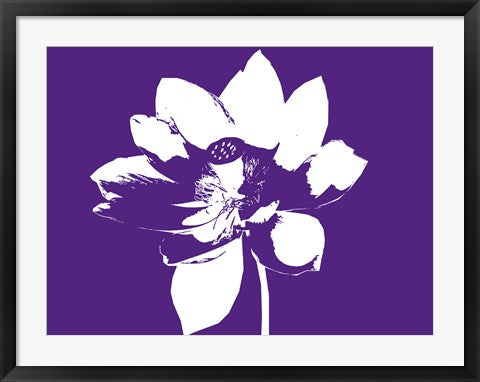 Lilly on Purple by George Dilorenzo