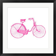 Pink On White Bicycle by Veruca Salt