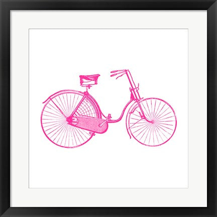Pink On White Bicycle by Veruca Salt