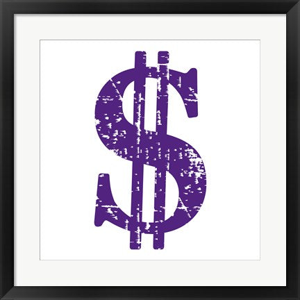 Purple Dollar Sign by Veruca Salt