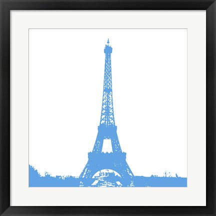 Blue Eiffel Tower by Veruca Salt
