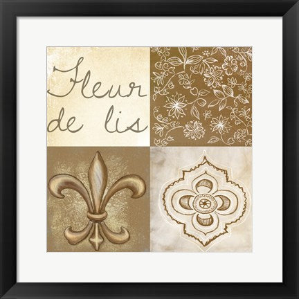 Fleur de Lis Square by Veruca Salt