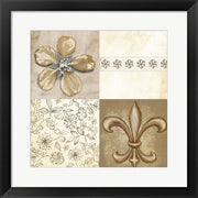 Fleur de Lis Square II by Veruca Salt