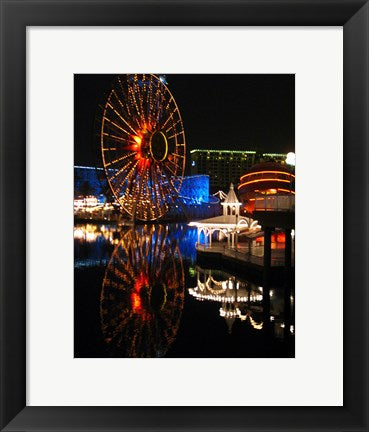 Paradise Pier At Night