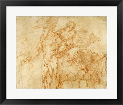 Centaur and Lapith by Francesco Primaticcio