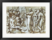 Raising of the Son of the Widow of Naim by Giovanni Battista Naldini