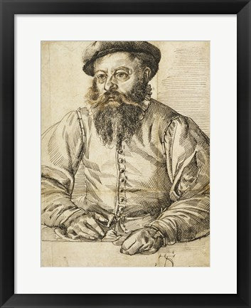 Portrait of a Bearded Man by Tobias Stimmer